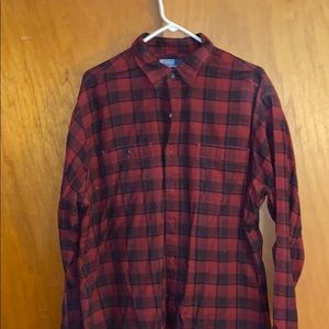Polo by Ralph Lauren - red and black flannel shirt